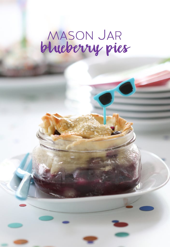 Mason Jar Blueberry Pies Recipe